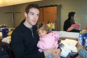 My granddaughter, Kyra, with Tenor Jamie McNight