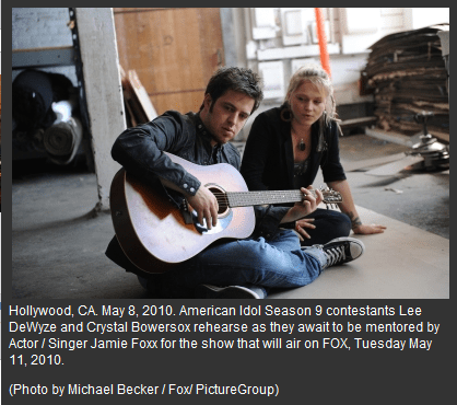 Lee Dewyze and Crystal Bowersox