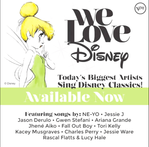 We Love Disney CD Produced By David Foster