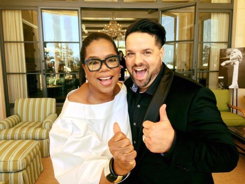 Fernando Varela and Oprah Winfrey Fernando Varela and Oprah Winfrey