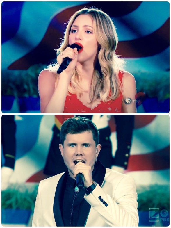Katharine McPhee, Trent Harmon, National Memorial  Day Concert 2016