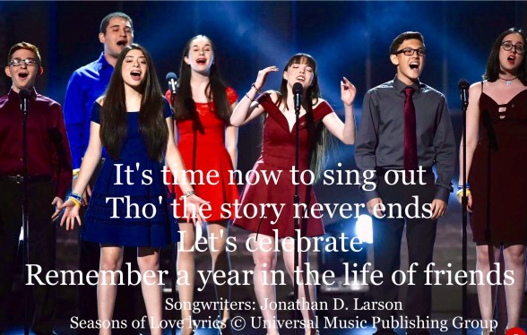 MasterClass Monday: Marjory Stoneman Douglas Students Perform An Emptionl Seasons Of Love At The Tony Awards.