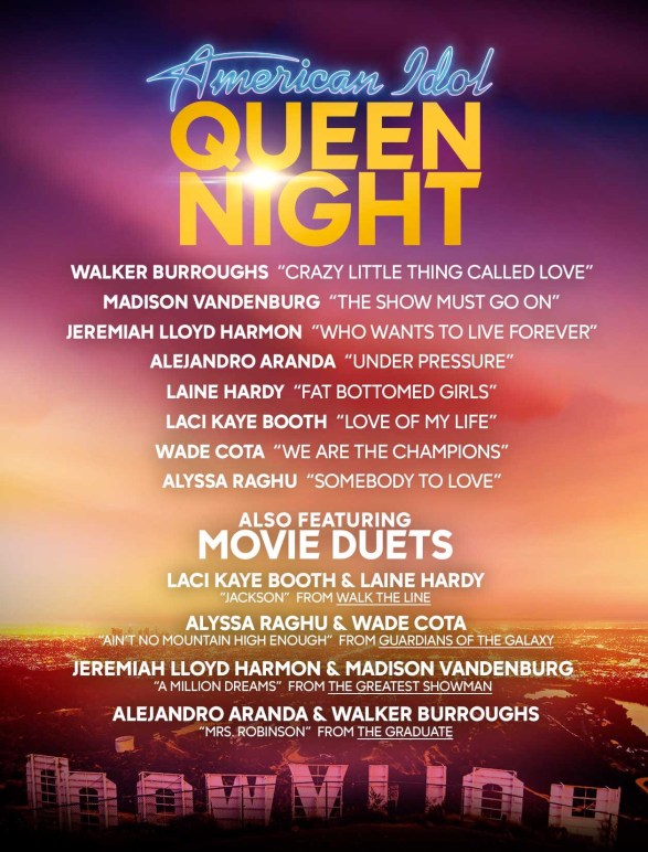 Vocal MasterClass Discussion For American Idol Season 17: The Top 8 Sing The Music Of Queen With Adam Lambert and So Much More 