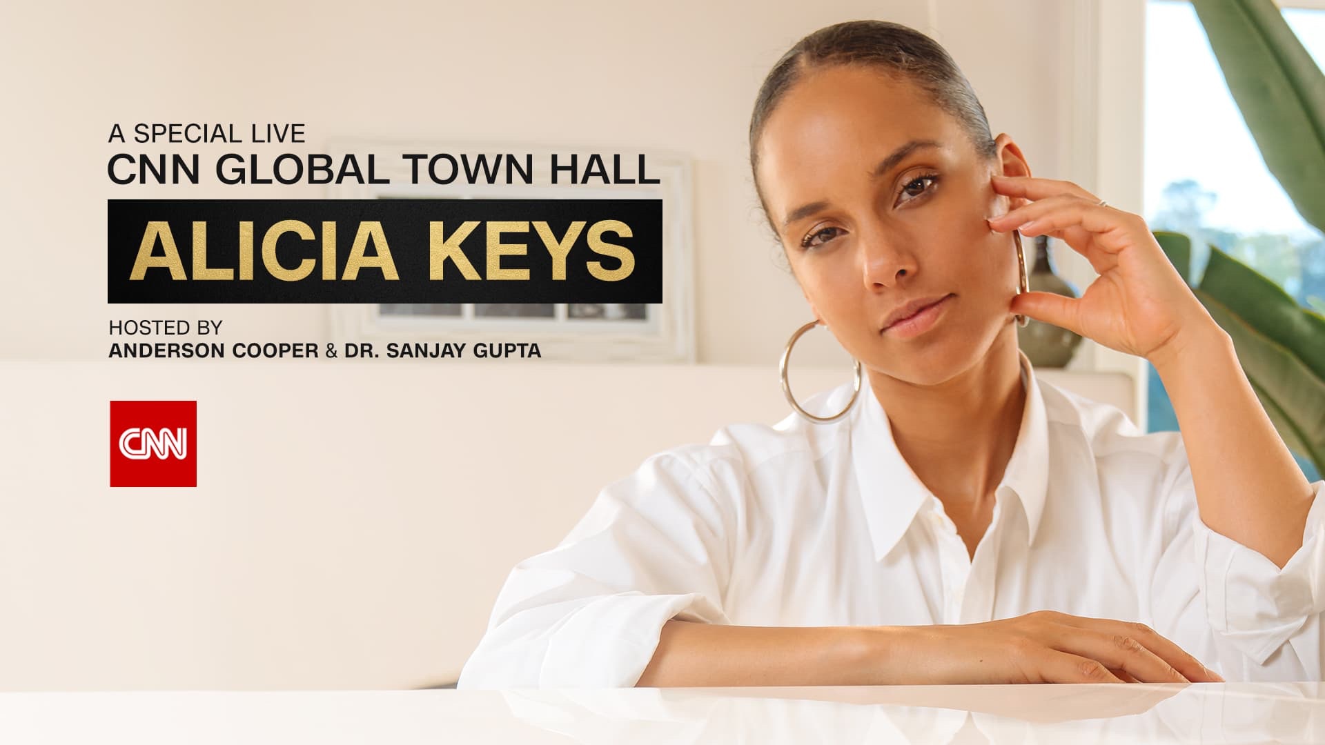 CNN Hosts A Special Global Town Hall Featuring Alicia Keyes